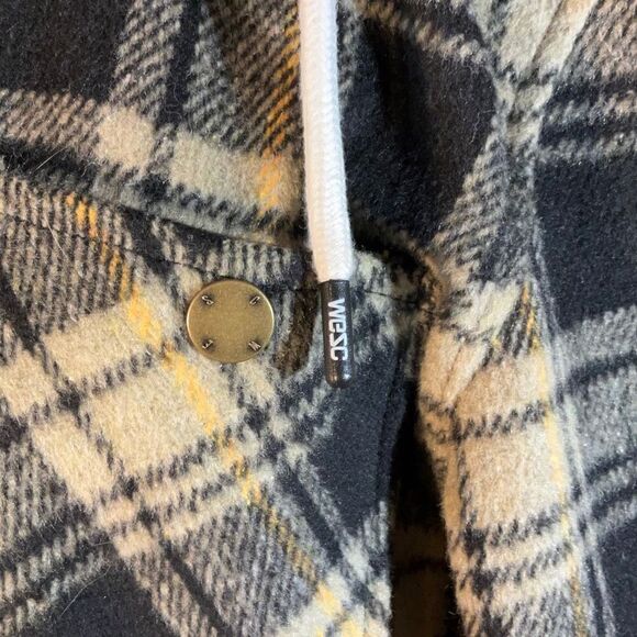 - WeSC Liam Hoodie Shacket, Unisex Men- M, Women- L. NWT. Skater! Flannel …cool - Picture 9 of 13